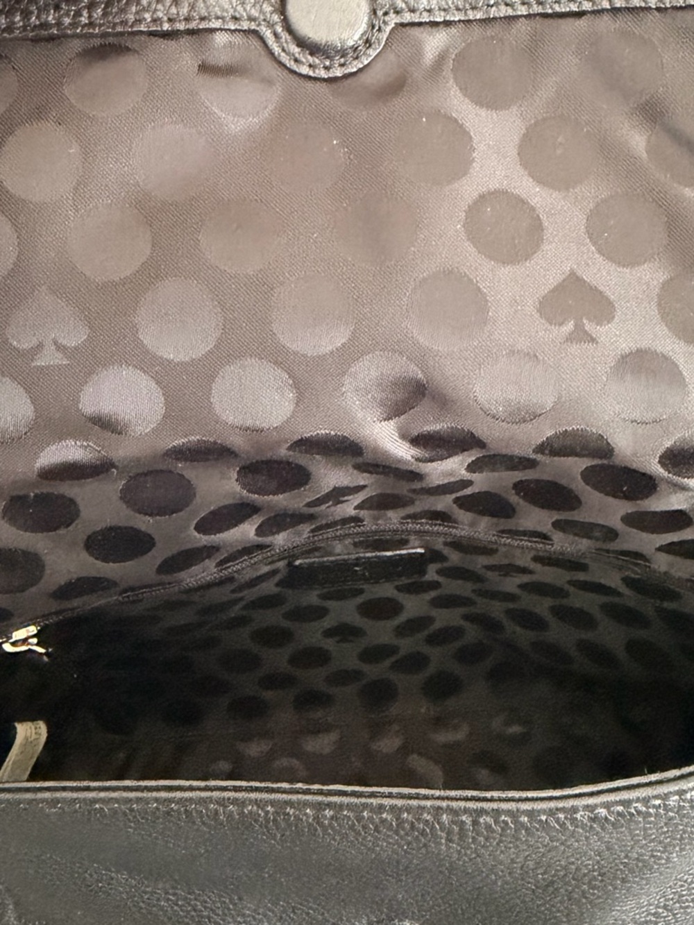 Kate Spade Black Leather Shoulder Bag - Picture 3 of 3